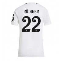 Real Madrid Antonio Rudiger #22 Domaci Dres za Ženska 2024-25 Kratak Rukav